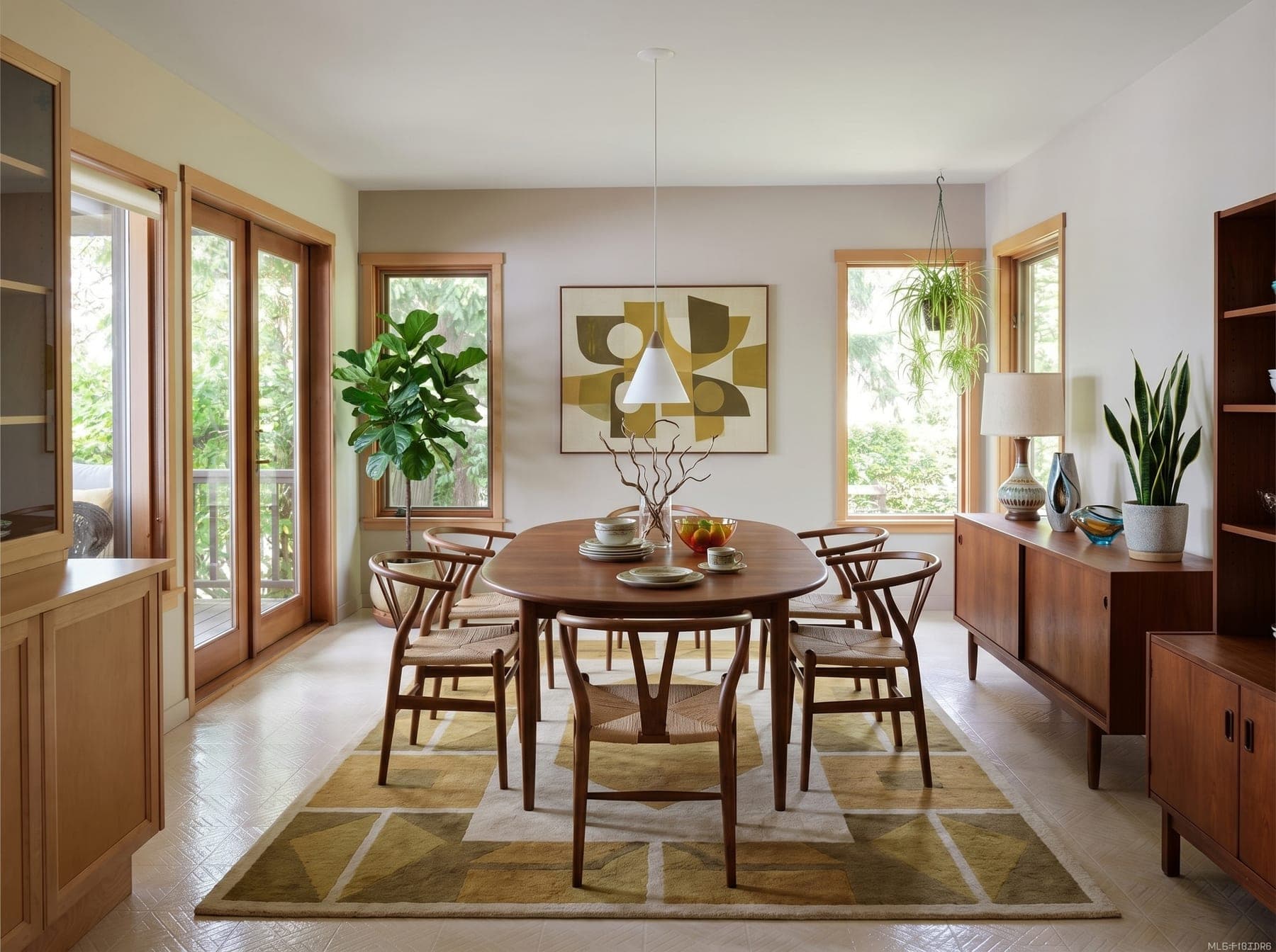 Dining room, restaged.